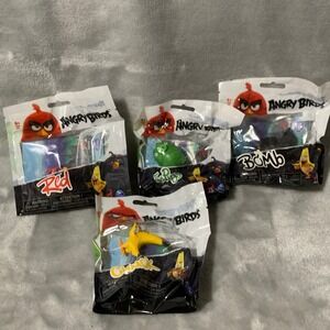 Angry Birds Lot of 4 Collectible Figures Spin Master Toy Playset Kids Gift